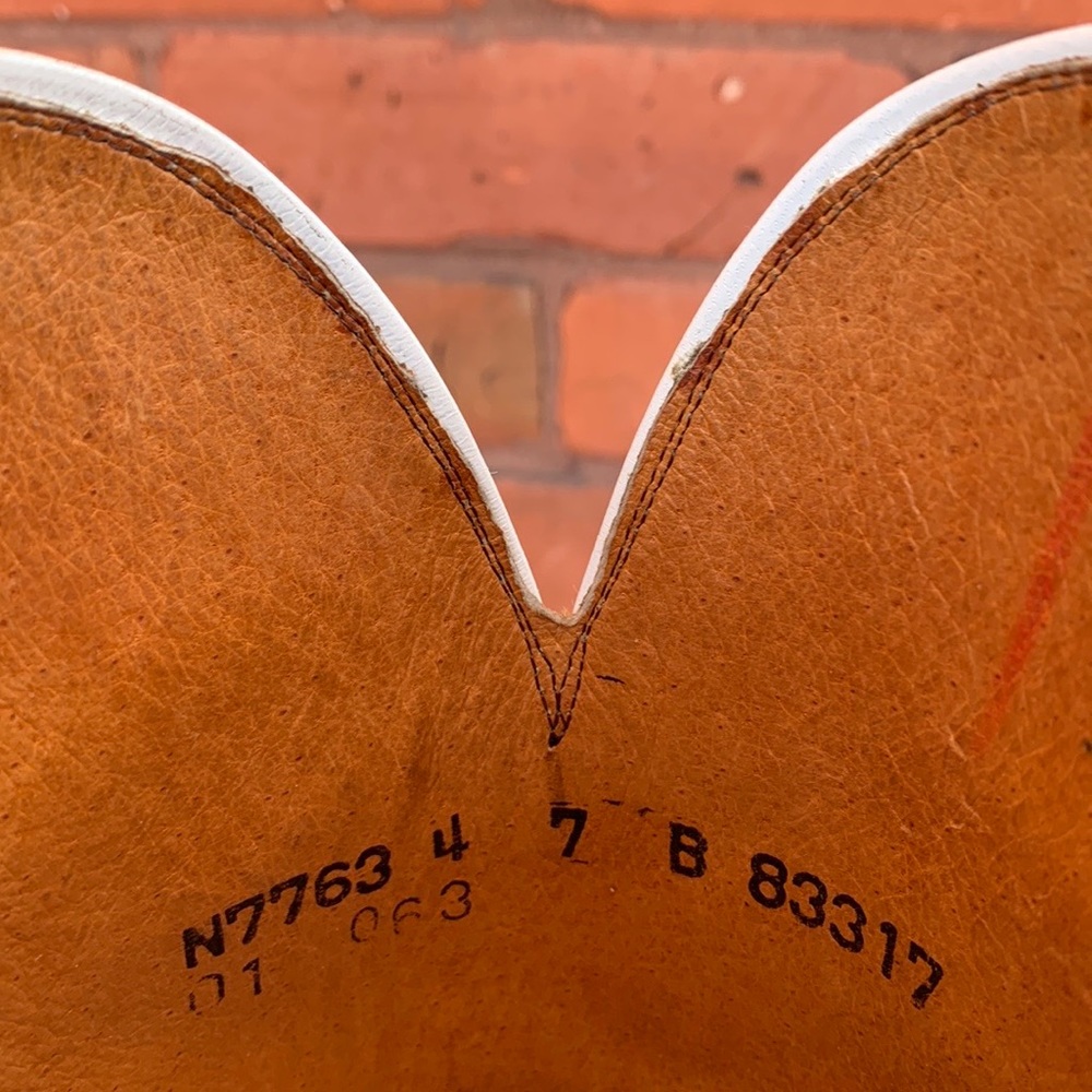 LUCCHESE Rare Cowhide Pony Calf Hair On Hide Cowgirl Cowboy Western Boots, 7 - Picture 7 of 12
